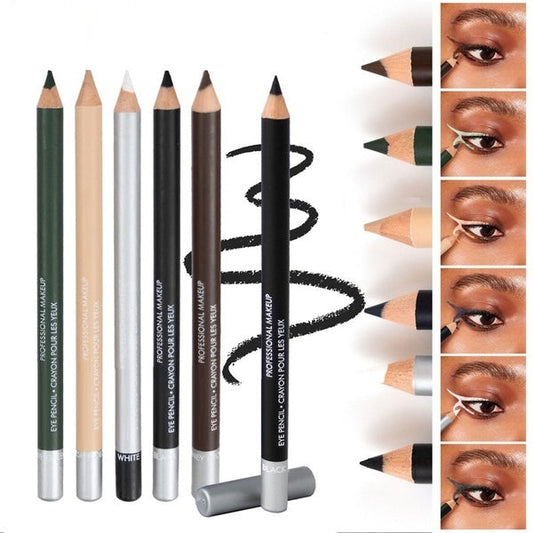 Crayon eyeliner en bois waterproof longue tenue