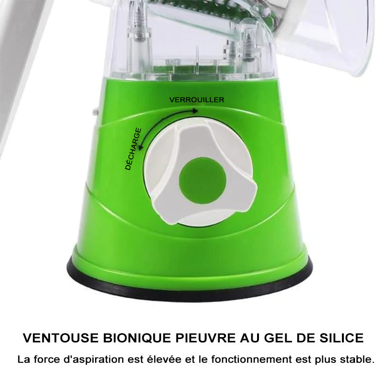 🥕Offre à durée limitée à moitié prix - Râpe à fromage et à légumes rotative 3 en 1