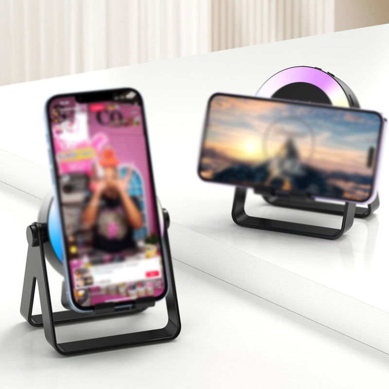 Enceinte audio Bluetooth à induction sans fil 4 en 1