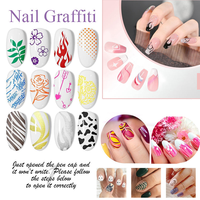 🎁 Vente Flash -49% ⏳ Coffret de 12 stylos à ongles