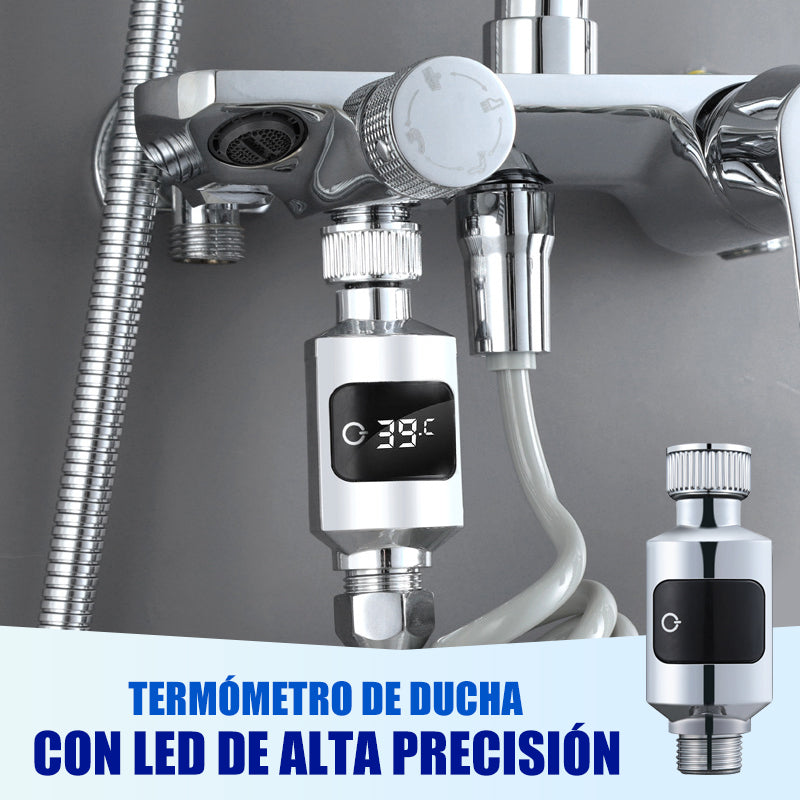 🌡️DOUCHE 100% SÉCURISÉE🔥Thermomètre de douche à LED haute précision