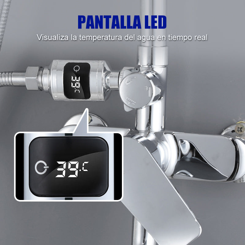 🌡️DOUCHE 100% SÉCURISÉE🔥Thermomètre de douche à LED haute précision