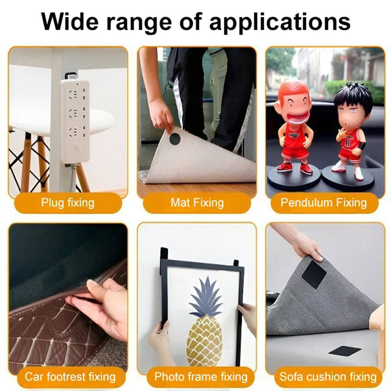 👻20PCS Autocollants Fantom pour Tapis – Invisibles, Ultra-Adhésifs & Parfaits Pour Fixer Les Tapis Sans Glissement🛡️