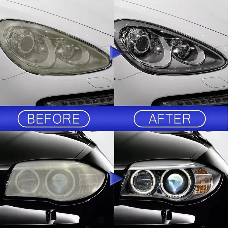 🔥Kit de rénovation & revêtement cristal pour phares auto🚗✨