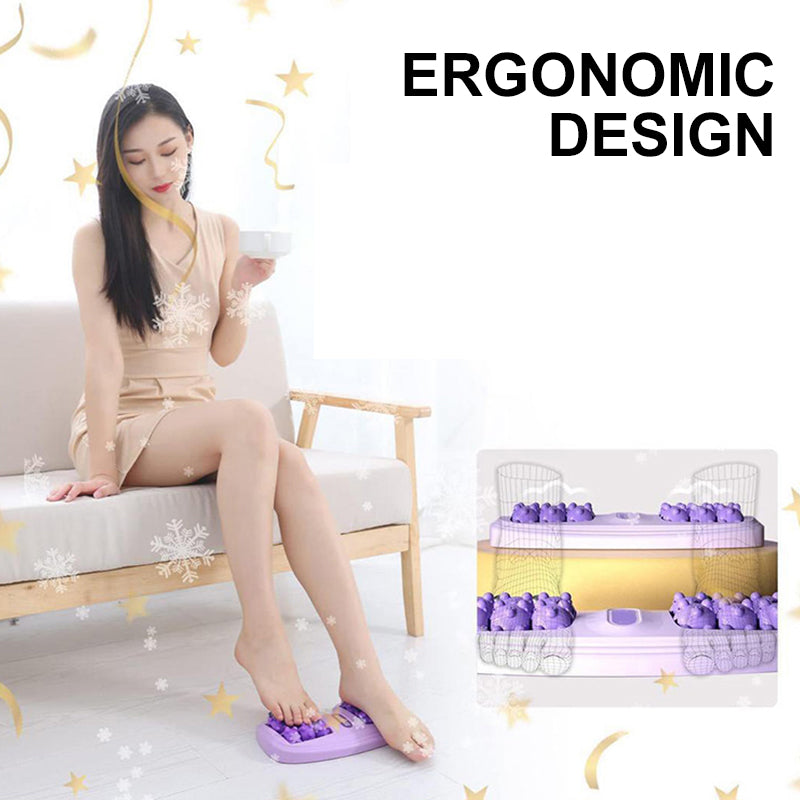💆‍♀️Rouleau de massage portable double – Détente & soulagement immédiat pour vos pieds😌🌿