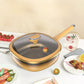 🔥50 % DE RÉDUCTION🍳✨Pot anti-adhésif en alliage de titane de 12 pouces avec couvercle🍲💫