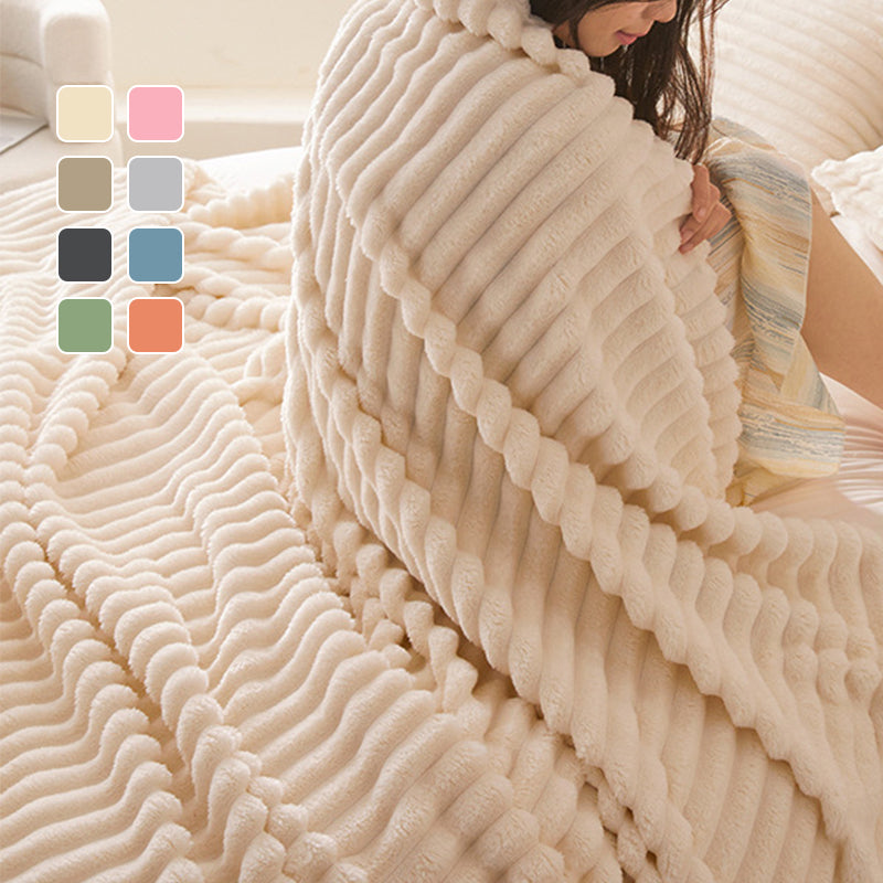 🛏️50% DE RÉDUCTION !❄️Jeté Super Doux Luxueux - Chaleur Légère et Confort Ultime pour Canapé ou Lit, Lavable en Machine 🏠📦