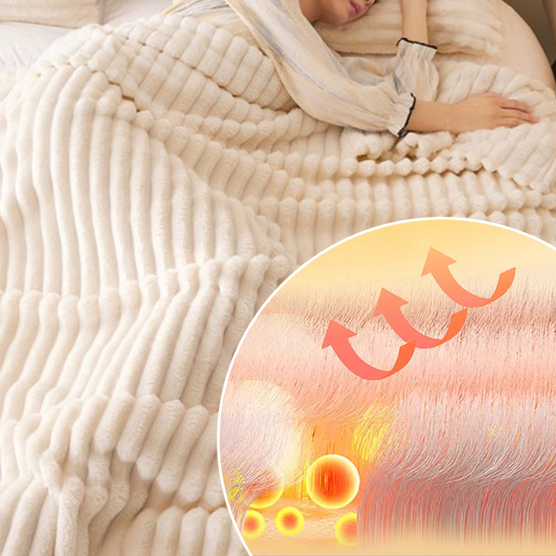 🛏️50% DE RÉDUCTION !❄️Jeté Super Doux Luxueux - Chaleur Légère et Confort Ultime pour Canapé ou Lit, Lavable en Machine 🏠📦