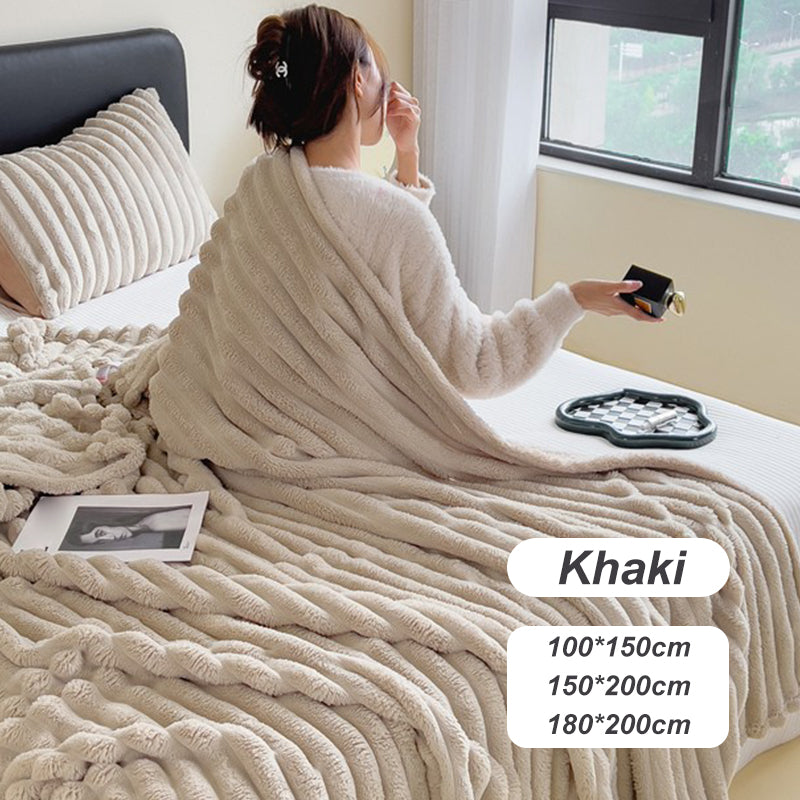 🛏️50% DE RÉDUCTION !❄️Jeté Super Doux Luxueux - Chaleur Légère et Confort Ultime pour Canapé ou Lit, Lavable en Machine 🏠📦