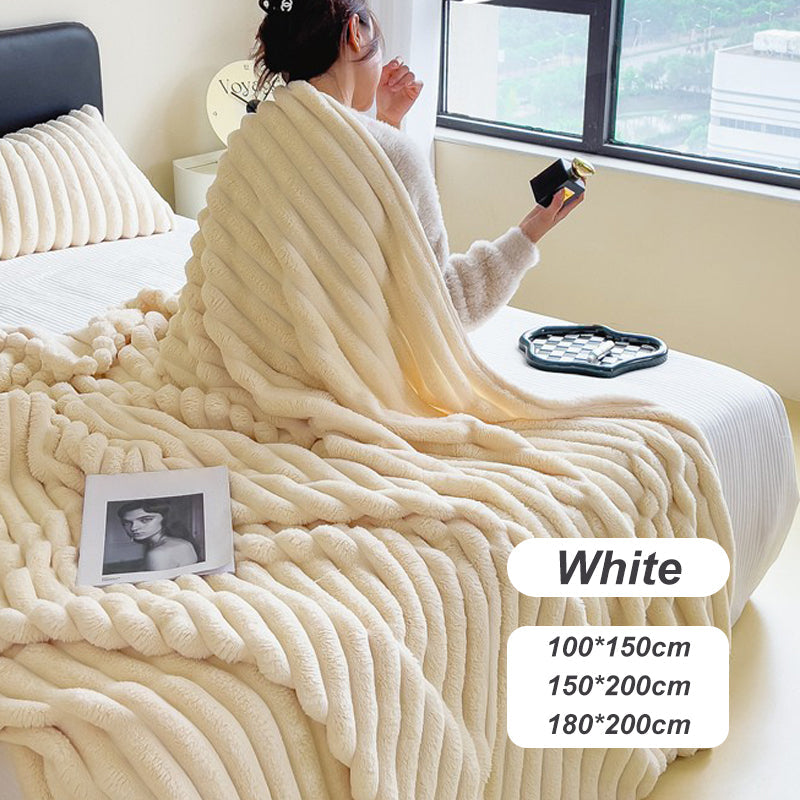 🛏️50% DE RÉDUCTION !❄️Jeté Super Doux Luxueux - Chaleur Légère et Confort Ultime pour Canapé ou Lit, Lavable en Machine 🏠📦