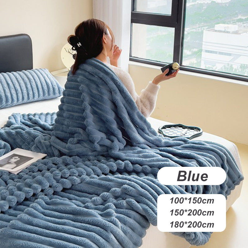 🛏️50% DE RÉDUCTION !❄️Jeté Super Doux Luxueux - Chaleur Légère et Confort Ultime pour Canapé ou Lit, Lavable en Machine 🏠📦