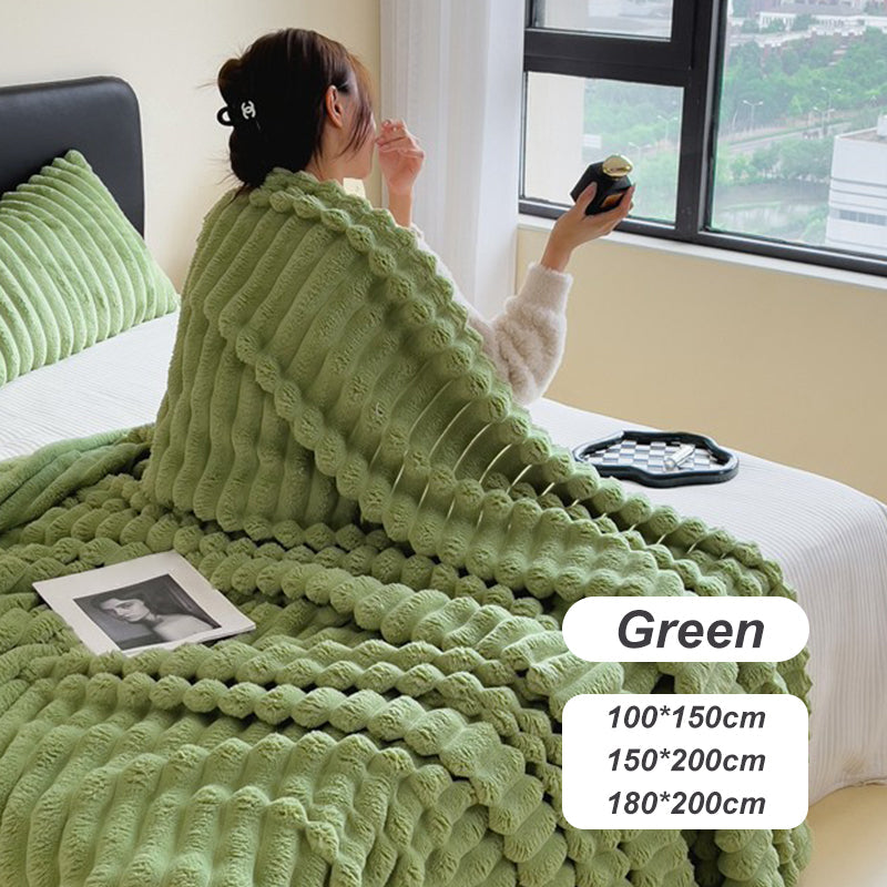 🛏️50% DE RÉDUCTION !❄️Jeté Super Doux Luxueux - Chaleur Légère et Confort Ultime pour Canapé ou Lit, Lavable en Machine 🏠📦