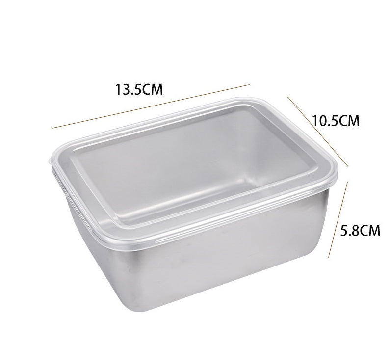🍽️ Plateau Carré en Acier Inoxydable 201 — Poli Électrolytique, Bord Sécurisé, Antidérapant, Résistant à la Chaleur, Empilable ✨