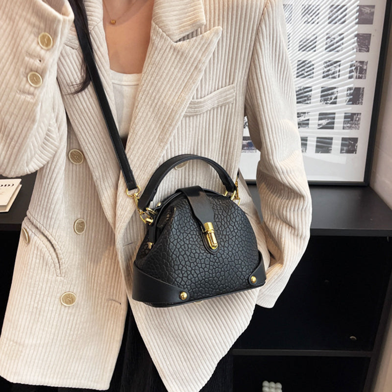 👜 PROMO LIMITÉE 50% DE RÉDUCTION ! ✨ Sac Femme Color Block – Quincaillerie Métal, Sangle Réglable, Compact ✨