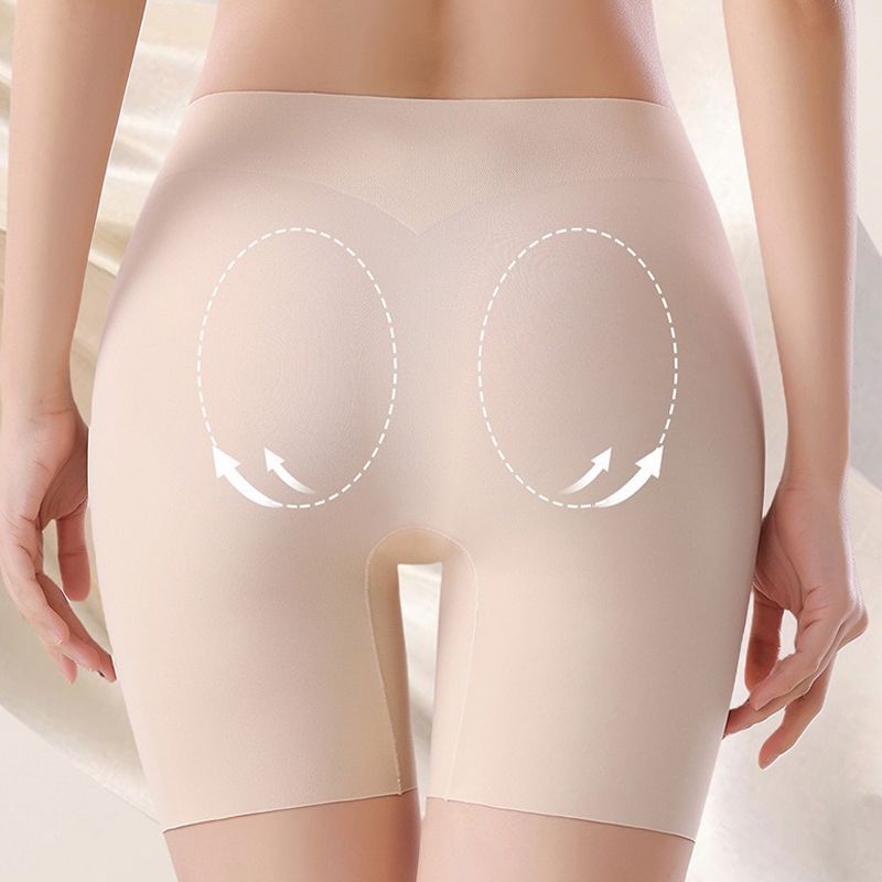 🏆Sous-vêtements féminins taille haute en soie glacée avec contrôle de l'abdomen Hip-lifting👑🌿