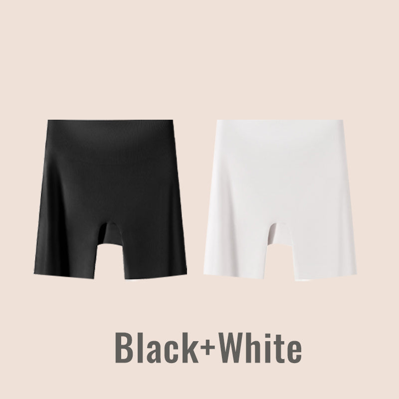 🏆Sous-vêtements féminins taille haute en soie glacée avec contrôle de l'abdomen Hip-lifting👑🌿
