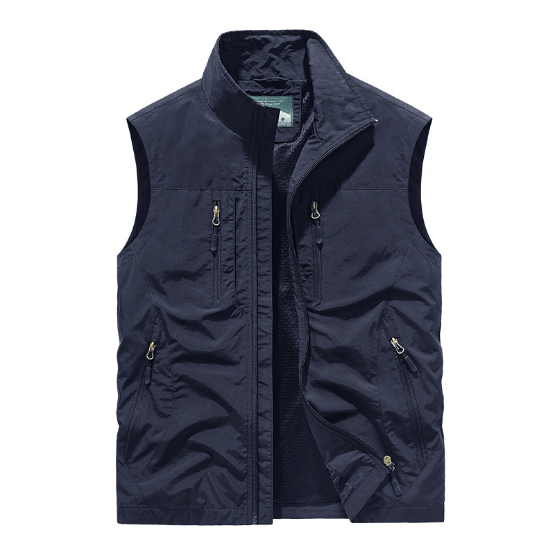 👕Veste Sans Manches Oversize pour Homme🏙️Design Urbain avec Poches Multiples et Tissu Respirant✨