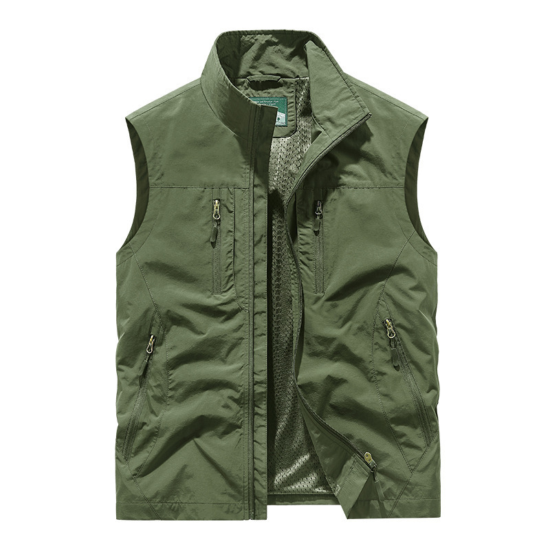 👕Veste Sans Manches Oversize pour Homme🏙️Design Urbain avec Poches Multiples et Tissu Respirant✨