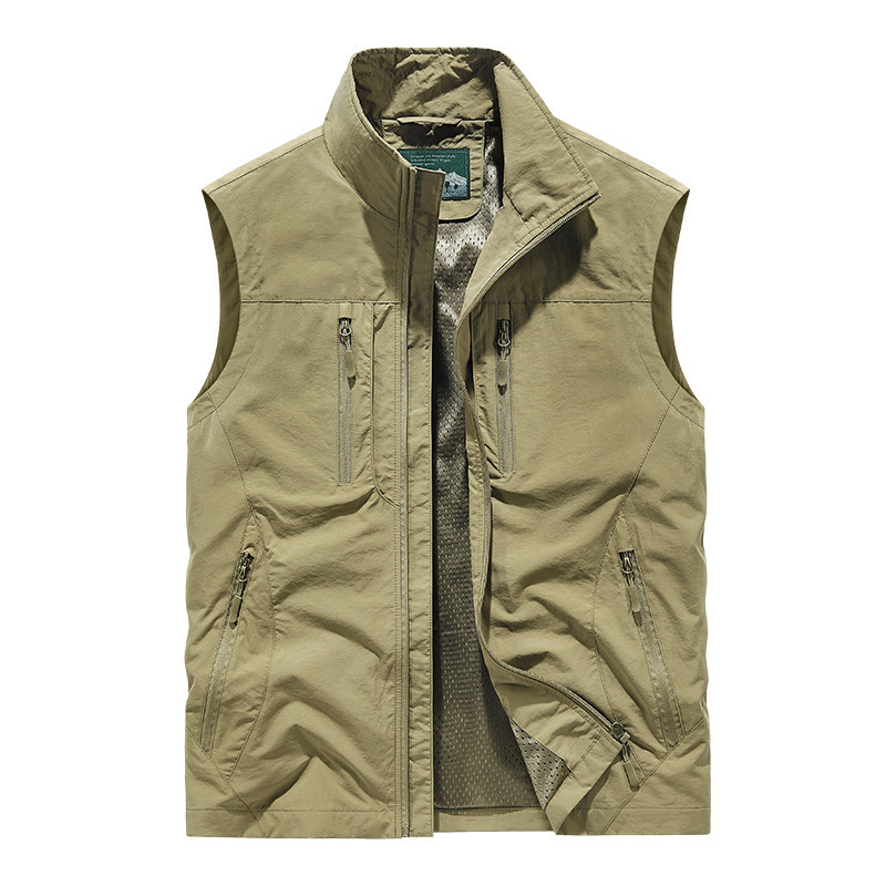 👕Veste Sans Manches Oversize pour Homme🏙️Design Urbain avec Poches Multiples et Tissu Respirant✨