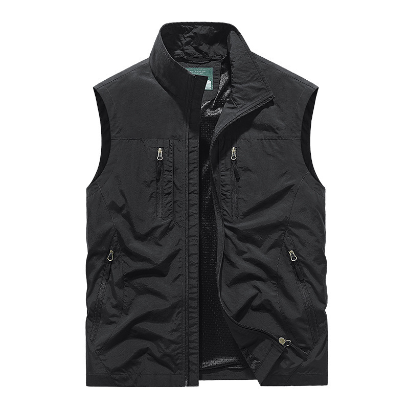 👕Veste Sans Manches Oversize pour Homme🏙️Design Urbain avec Poches Multiples et Tissu Respirant✨