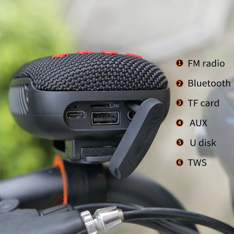 💎 50% DE RÉDUCTION! 💎 📢Enceinte Bluetooth sport pour vélo – Étanche IPX5, TWS et compatible carte microSD