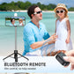 Perche à Selfie Bluetooth Portable à 4 Pieds avec Trépied