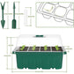 🌱 Mini Serre de Semis avec Éclairage LED Intégré & Minuterie – Couvercle Haut, Intensité Réglable pour Plantes d’Intérieur