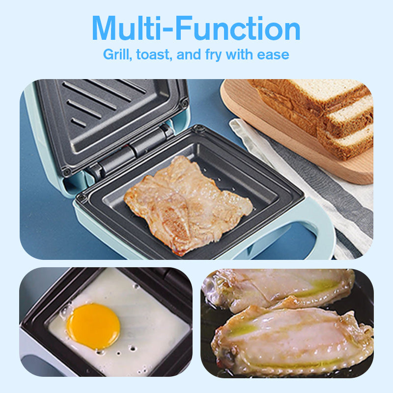 Machine à sandwich compacte multifonction à chauffage rapide