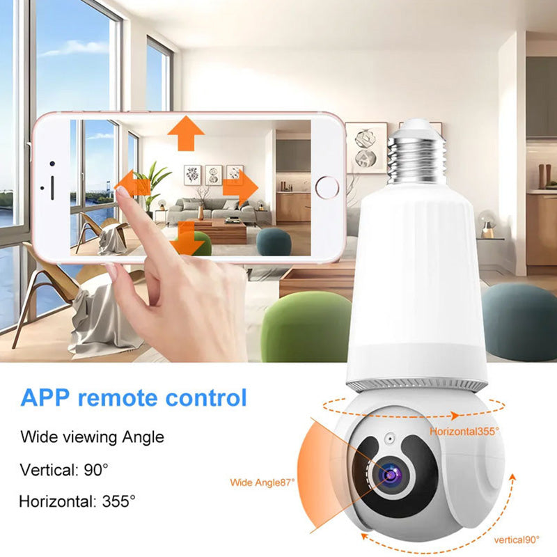 🔥Caméra de sécurité WiFi intelligente avec éclairage