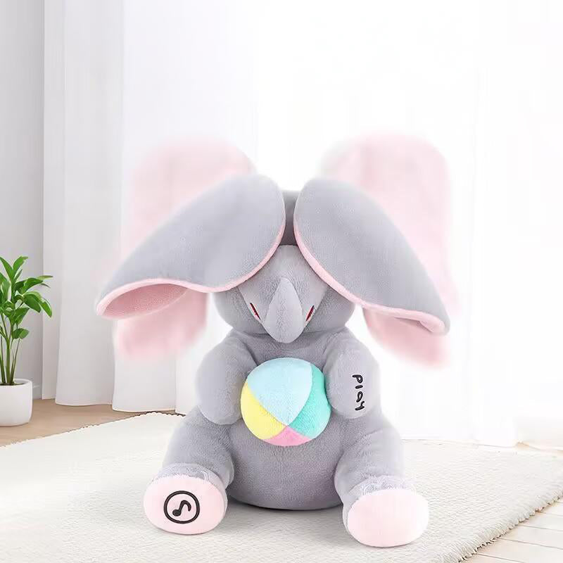 🐘 Jouet Doudou Éléphant Cache-Cache