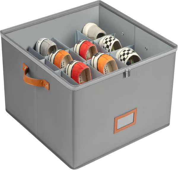 Boîte de Rangement pour Chaussures en Tissu Pliable