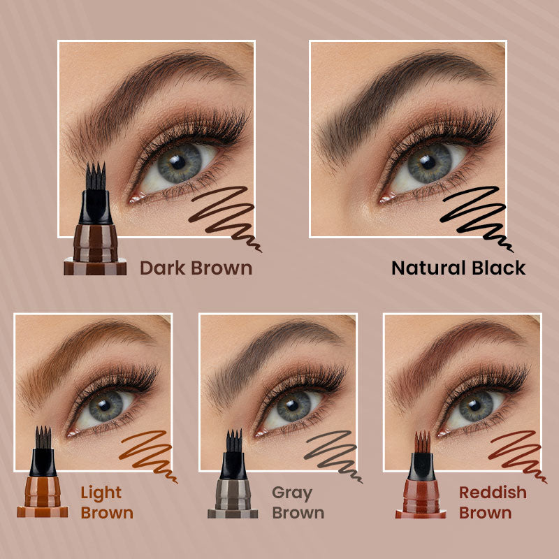 🔥Crayon à sourcils 4-End Natural, Créez rapidement un maquillage de sourcils élégant🔥