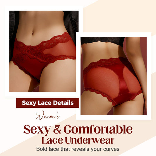 Culottes en dentelle sexy et confortables pour femmes