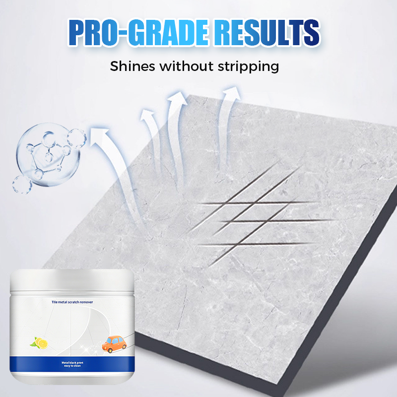 🧴 ACHETEZ 2 - RECEVEZ 1 GRATUIT ! ✨ Dissolvant Anti-Rayures pour Carrelage - Élimine les Éraflures et Redonne l’Éclat aux Surfaces sans Ponçage 🪠✨