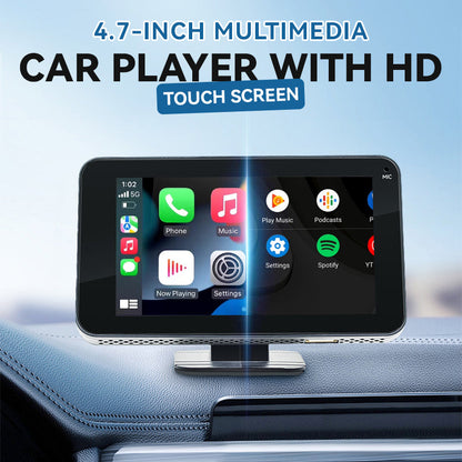 🚗Lecteur Multimédia pour Voiture 4,7" – Écran Tactile HD, Bluetooth 5.0 & Caméra de Recul USB🎧