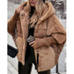 🔥Pré-réchauffement hivernal - Remises énormes🔥🧣Manteau bouffant tricoté surdimensionné de luxe pour femme - Incontournable de l'hiver avec un design patchwork et une chaleur maximale !✨