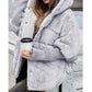 🔥Pré-réchauffement hivernal - Remises énormes🔥🧣Manteau bouffant tricoté surdimensionné de luxe pour femme - Incontournable de l'hiver avec un design patchwork et une chaleur maximale !✨