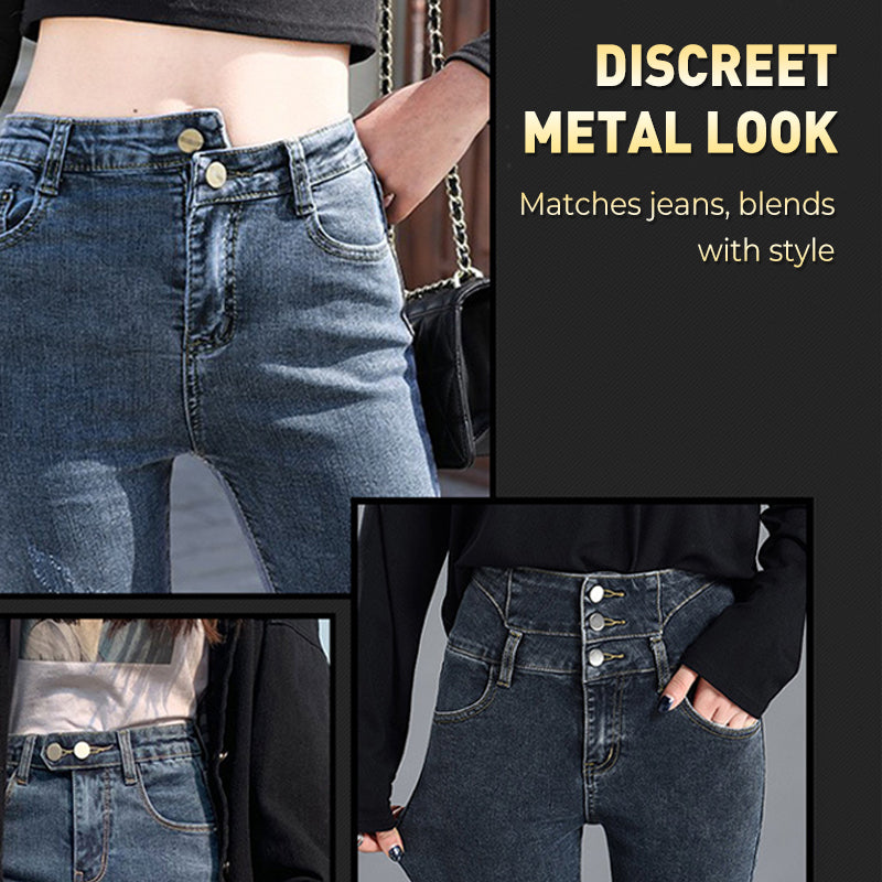 🔝Bouton d'extension de taille à ressort métallique pour jeans🔩👖
