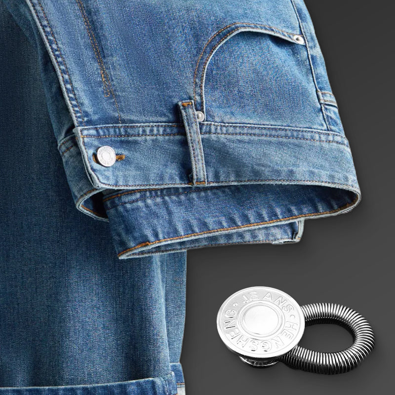 🔝Bouton d'extension de taille à ressort métallique pour jeans🔩👖