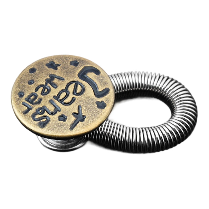 🔝Bouton d'extension de taille à ressort métallique pour jeans🔩👖
