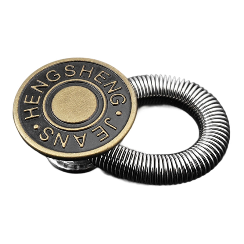 🔝Bouton d'extension de taille à ressort métallique pour jeans🔩👖
