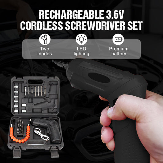 Kit de Tournevis Sans Fil Rechargeable 3,6V