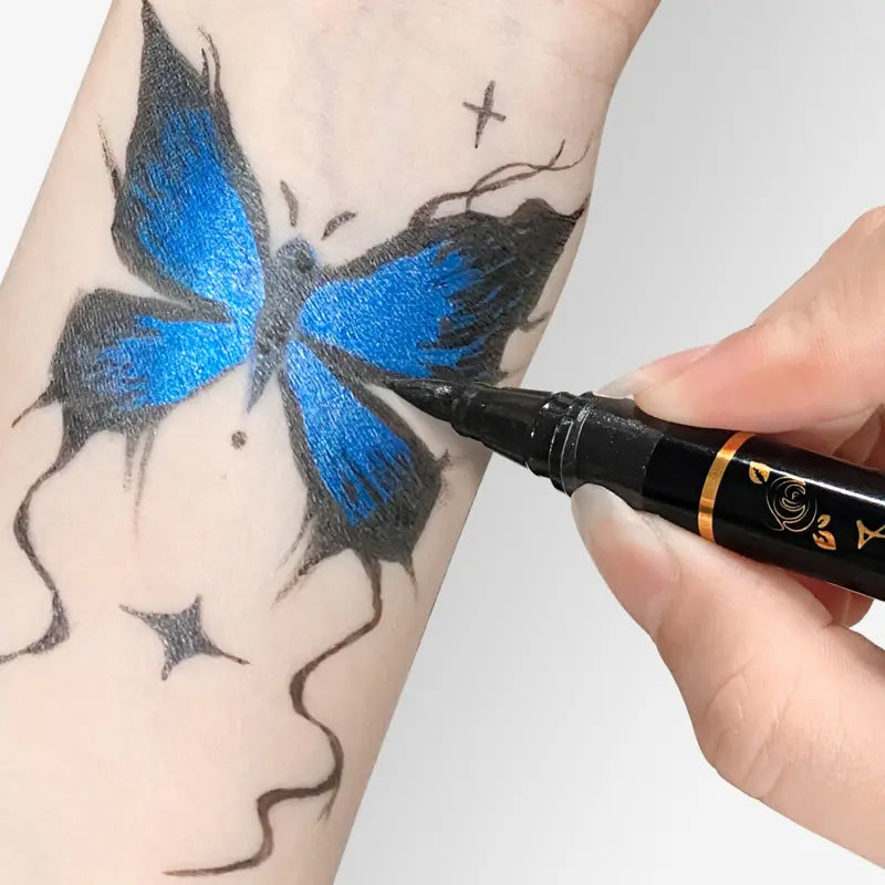 🌈Soldes exceptionnels 49 % de réduction🎨Set de 10 marqueurs pour tatouages temporaires