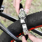 Câble antivol portable en forme d'anneau en acier pour vélos