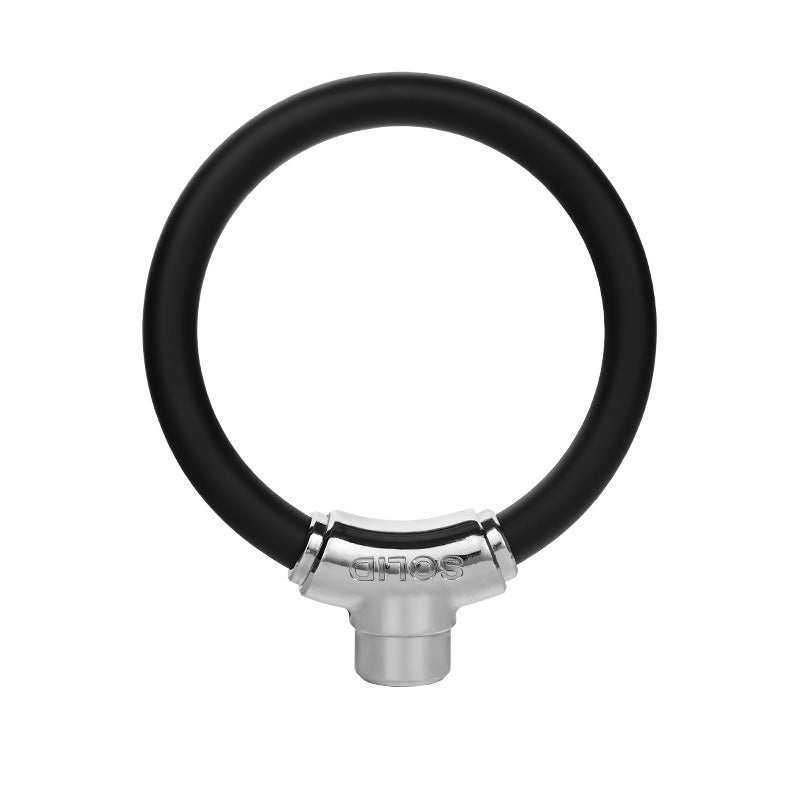 Câble antivol portable en forme d'anneau en acier pour vélos