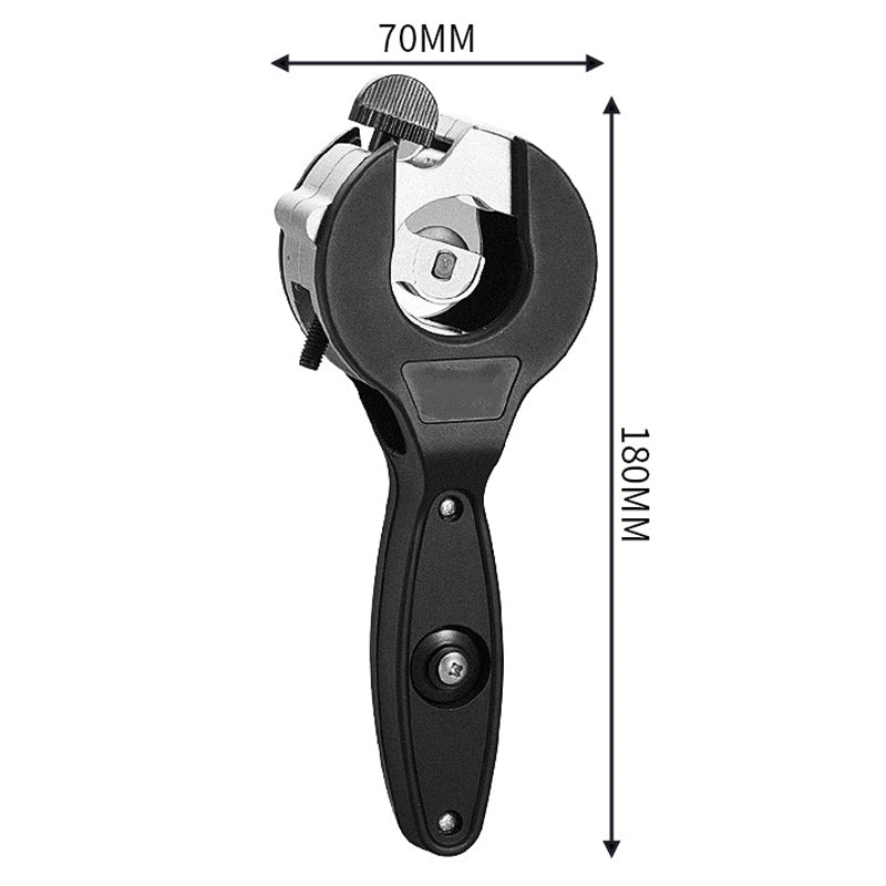 🔧Coupe-Tube à Cliquet à Une Main - Design Ergonomique pour Coupes Précisées sur Cuivre/Plastique/Aluminium 🛠️
