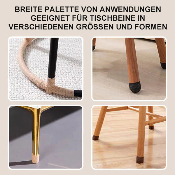 Protections Antidérapantes pour Pieds de Meubles – Tissu Non Tissé, Installation Facile & Réduction du Bruit