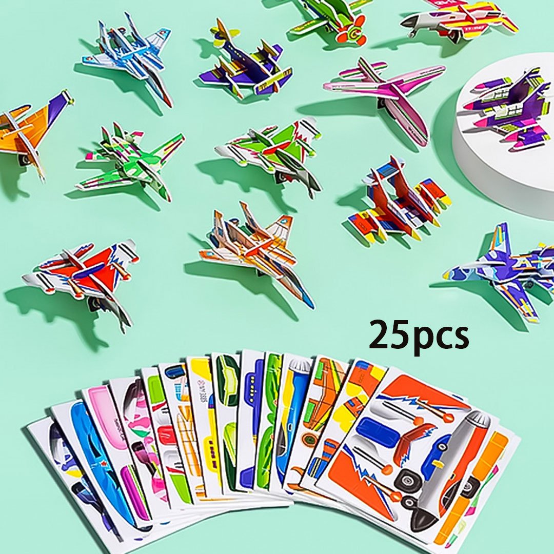 Puzzle 3D éducatif de dessins animés