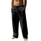 👖 50% DE RÉDUCTION! ✨ Pantalon Décontracté Ample en Lin pour Homme – Coupe Droite, Cordon Réglable & Entretien Facile Pour Un Confort Optimal 🌿