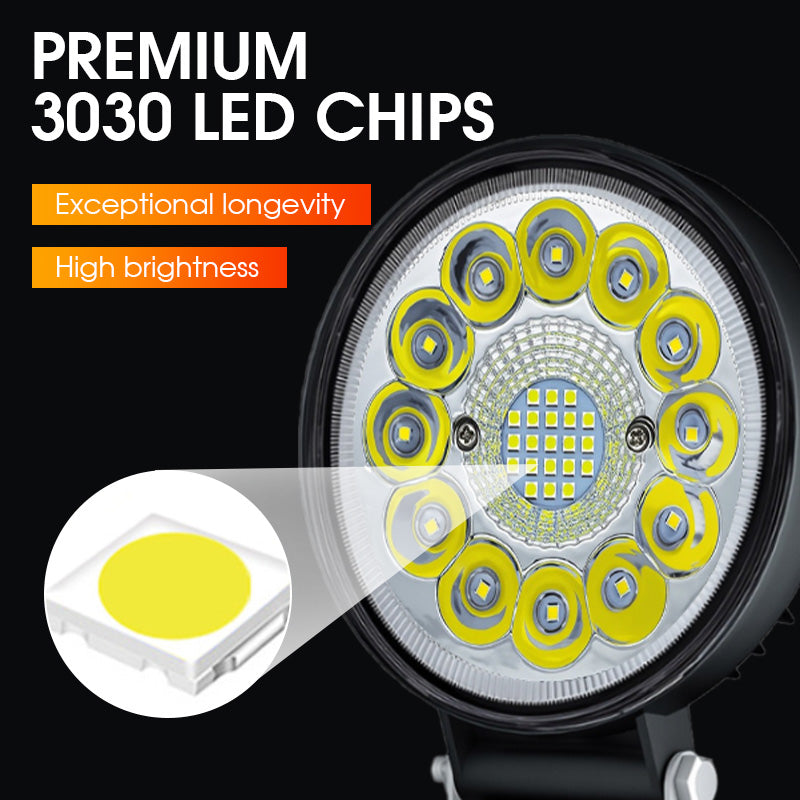 🔦Projecteur LED 4 Pouces 99W pour Off-Road